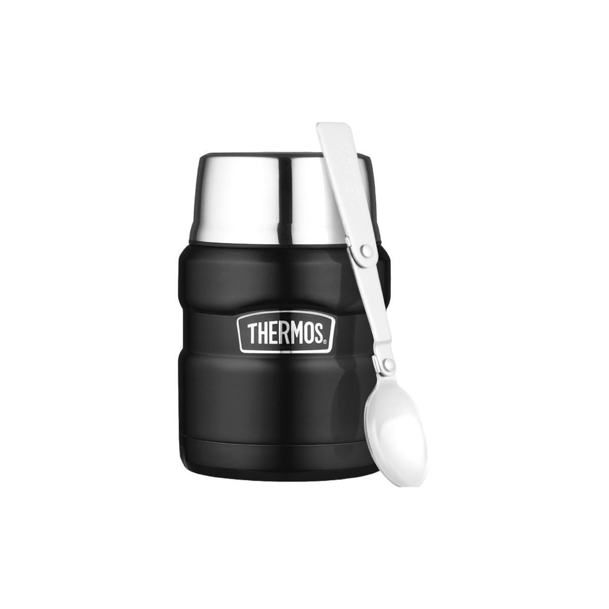 Thermos Stålmattermos King 0,5L mattsvart
