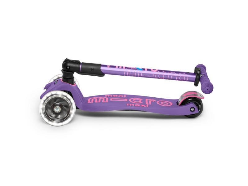 Micro Mobility Kickboard Maxi Micro Deluxe LED Foldable Faltbares Kickboard