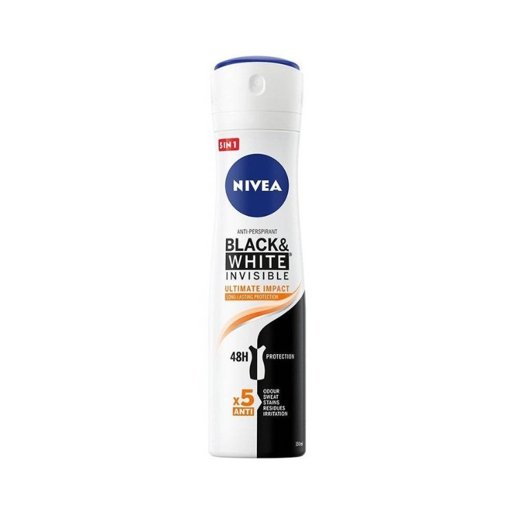 Nivea Black & White Ultimate Impact Deodorant Spray 150 ml