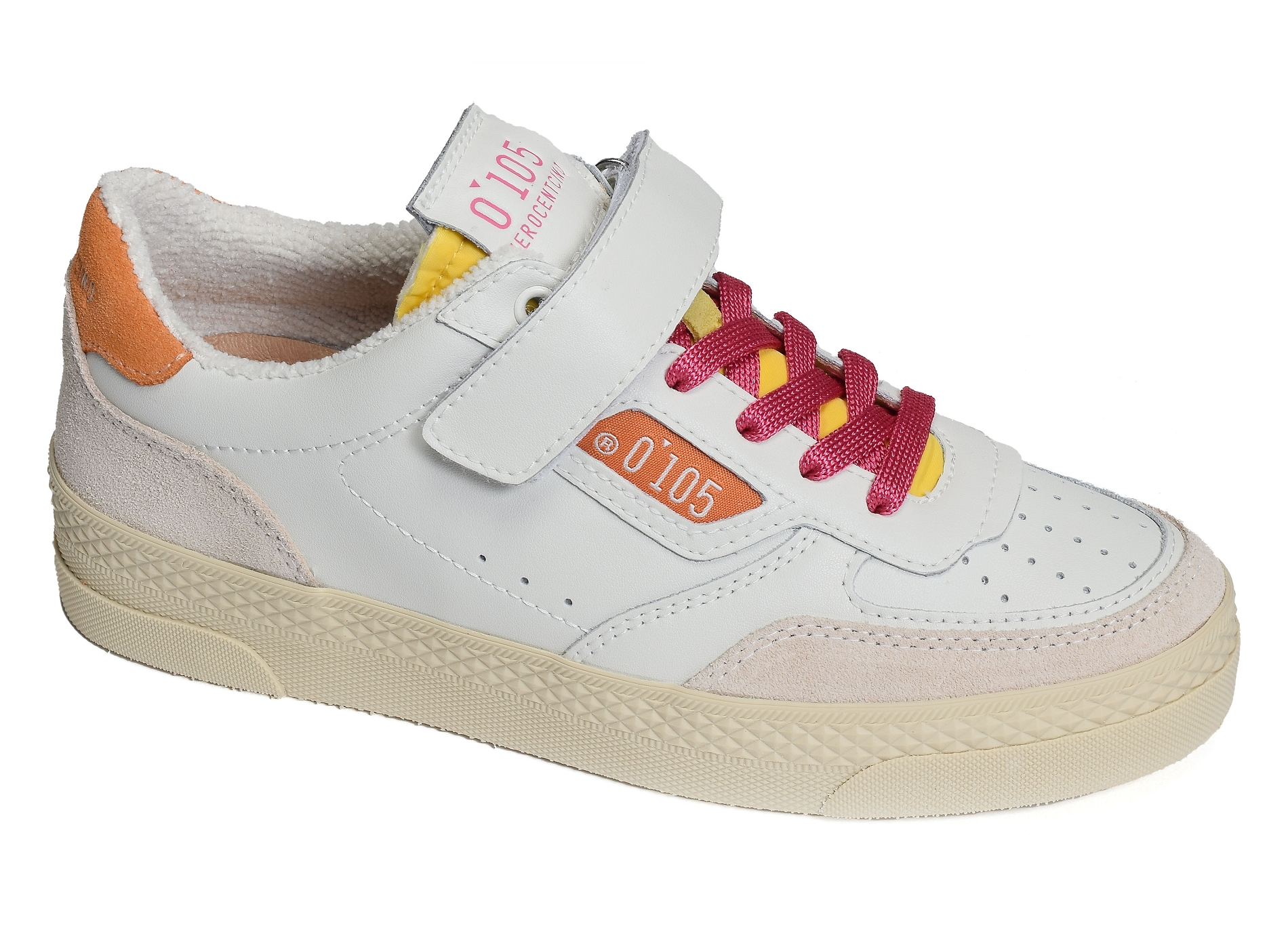 Hazel velcro blanc