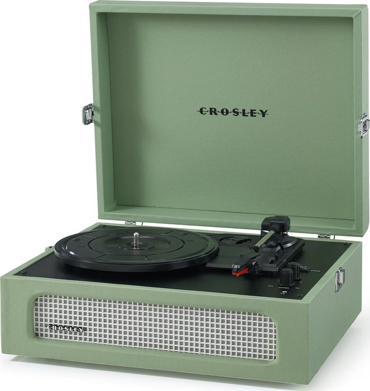 Crosley Voyager CR8017B-SA - Platenspeler - Bluetooth in/uit - Groen