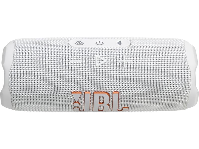 JBL Bluetooth Speaker Flip 7 Weiss Tragbarer wasserdichter und stossfester Lautsprecher