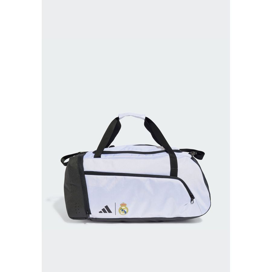 Real Madrid Duffel Sac - Blanc/Noir