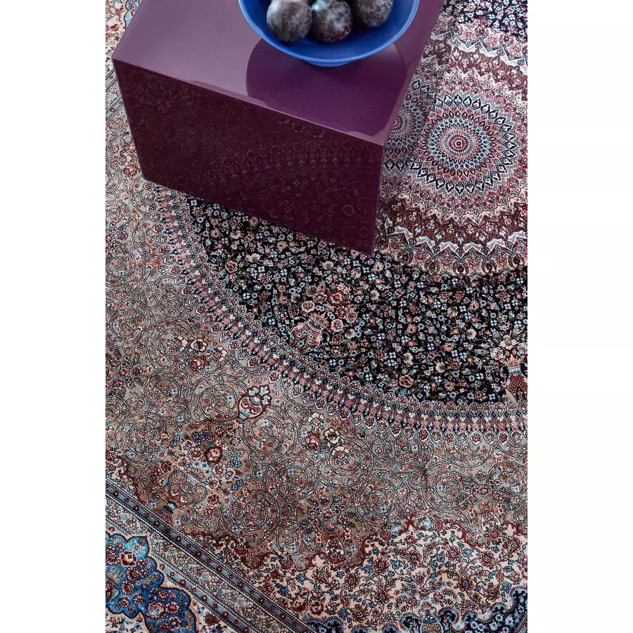 Wecon home Kurzflorteppich Täbriz blau