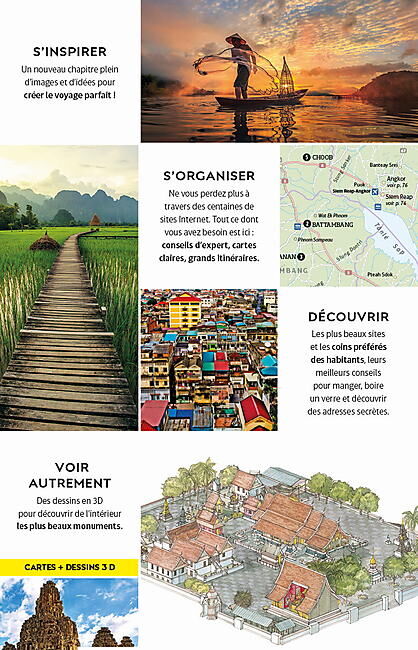 HACHETTE - GUIDE VOIR CAMBODGE ET LAOS
