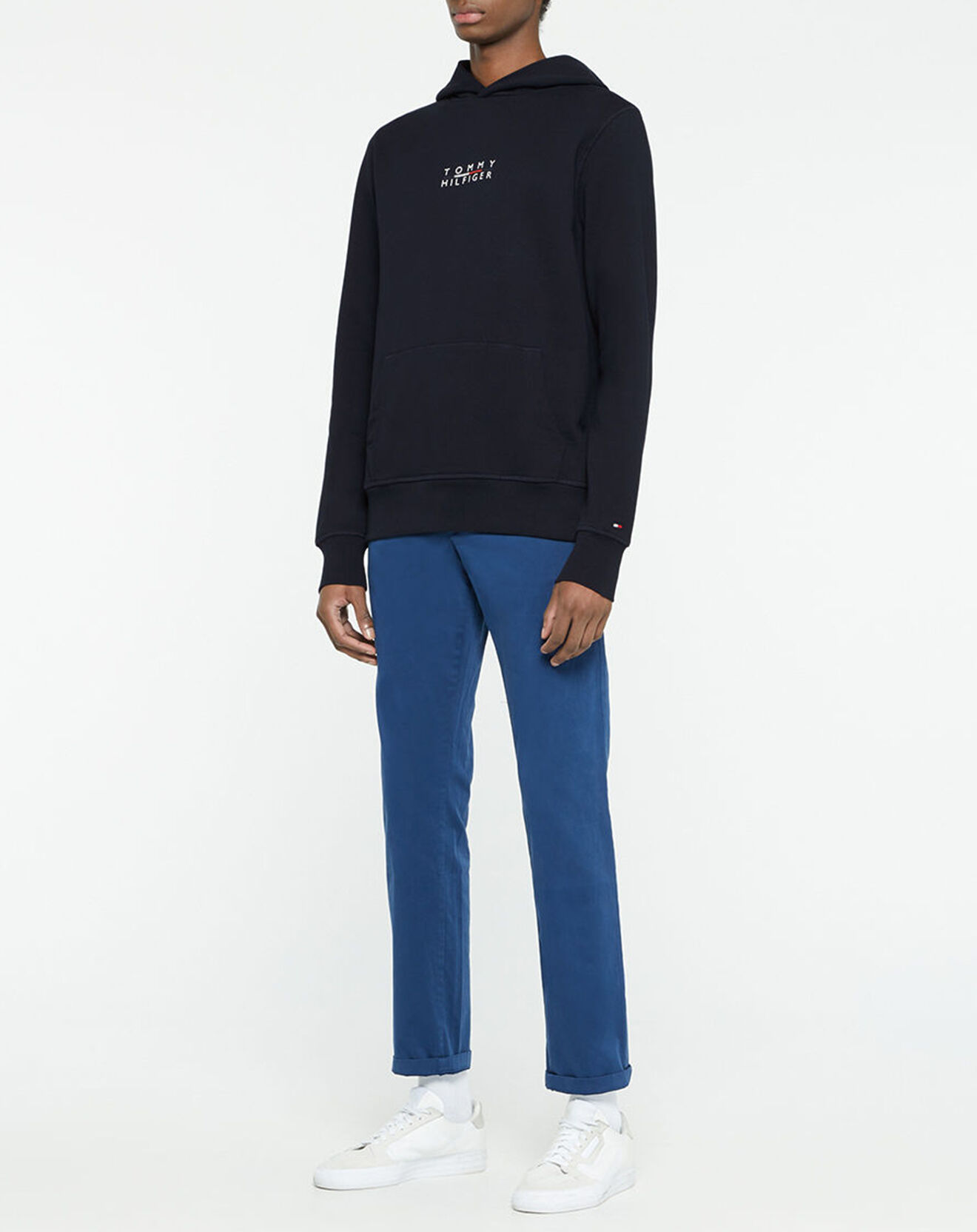 Tommy Hilfiger Sweat à capuche Square Logo bleu marine