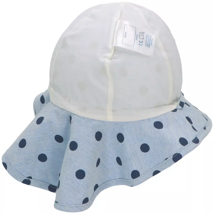 Sterntaler Sonnenhut Punkte himmelblau