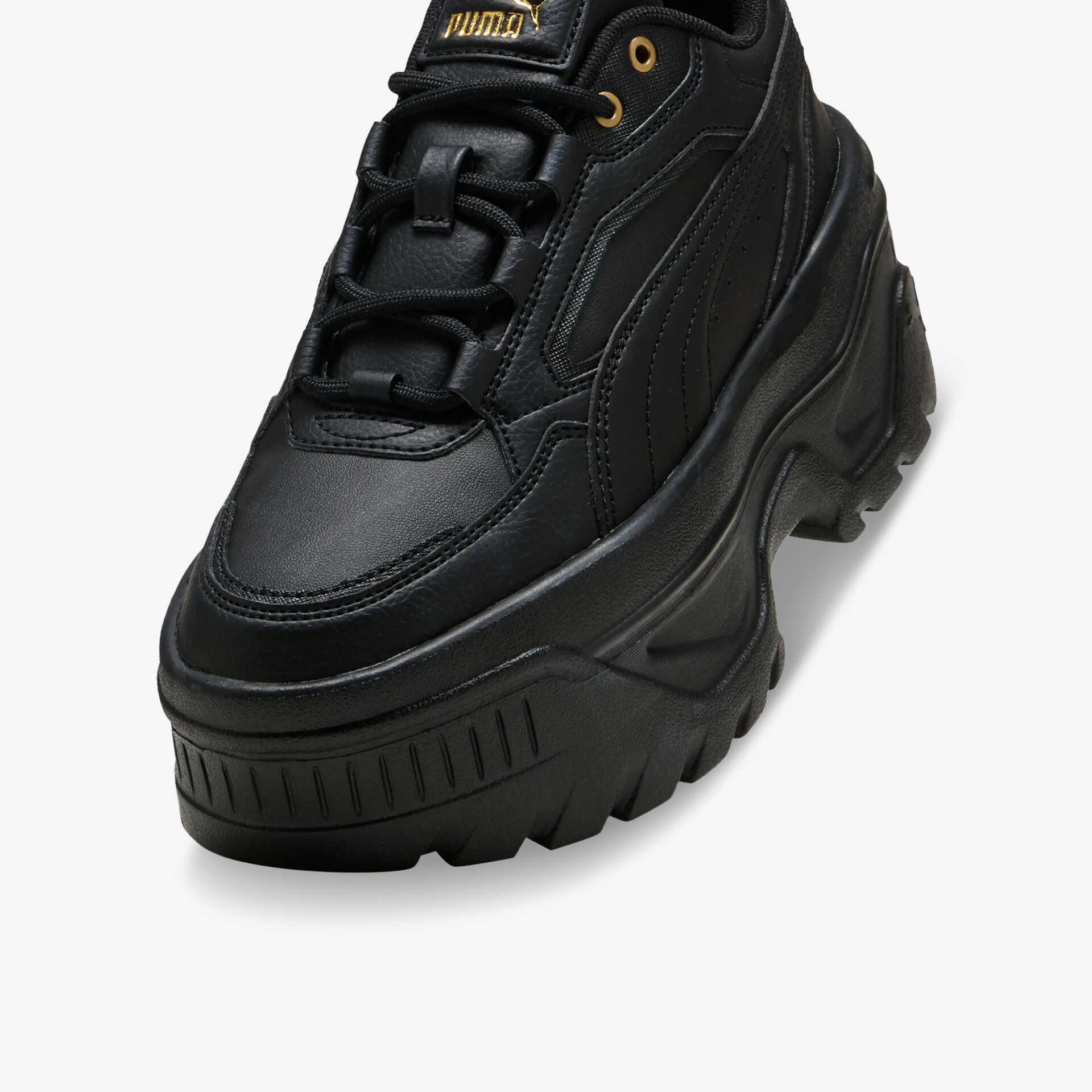 PUMA Karmen X-Tra Damen Plateau Sneaker schwarz