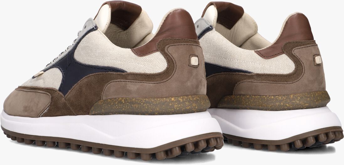 bruine floris van bommel lage sneakers sfm-10207 noppi