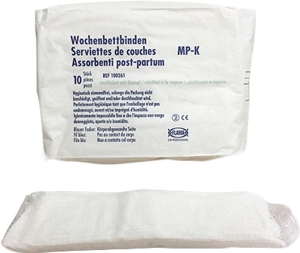 Flawa Wochenbettbinden MP-K 25 x 8 cm keimreduziert
