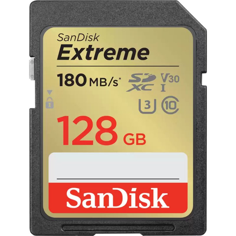 SanDisk Extreme 128 Go SDXC UHS-I Classe 10