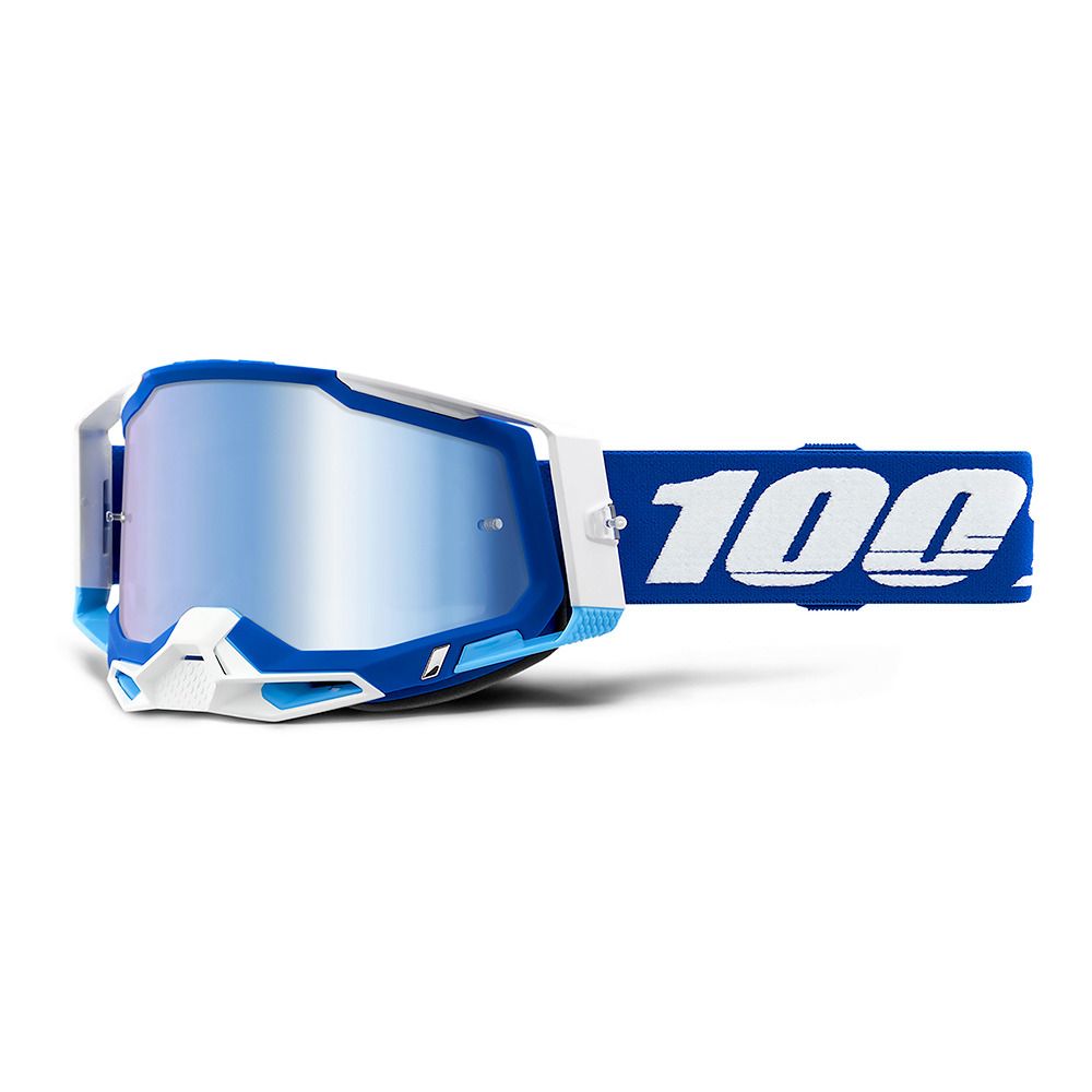 100 percent RACECRAFT 2 - Masque VTT blue/mirror blue