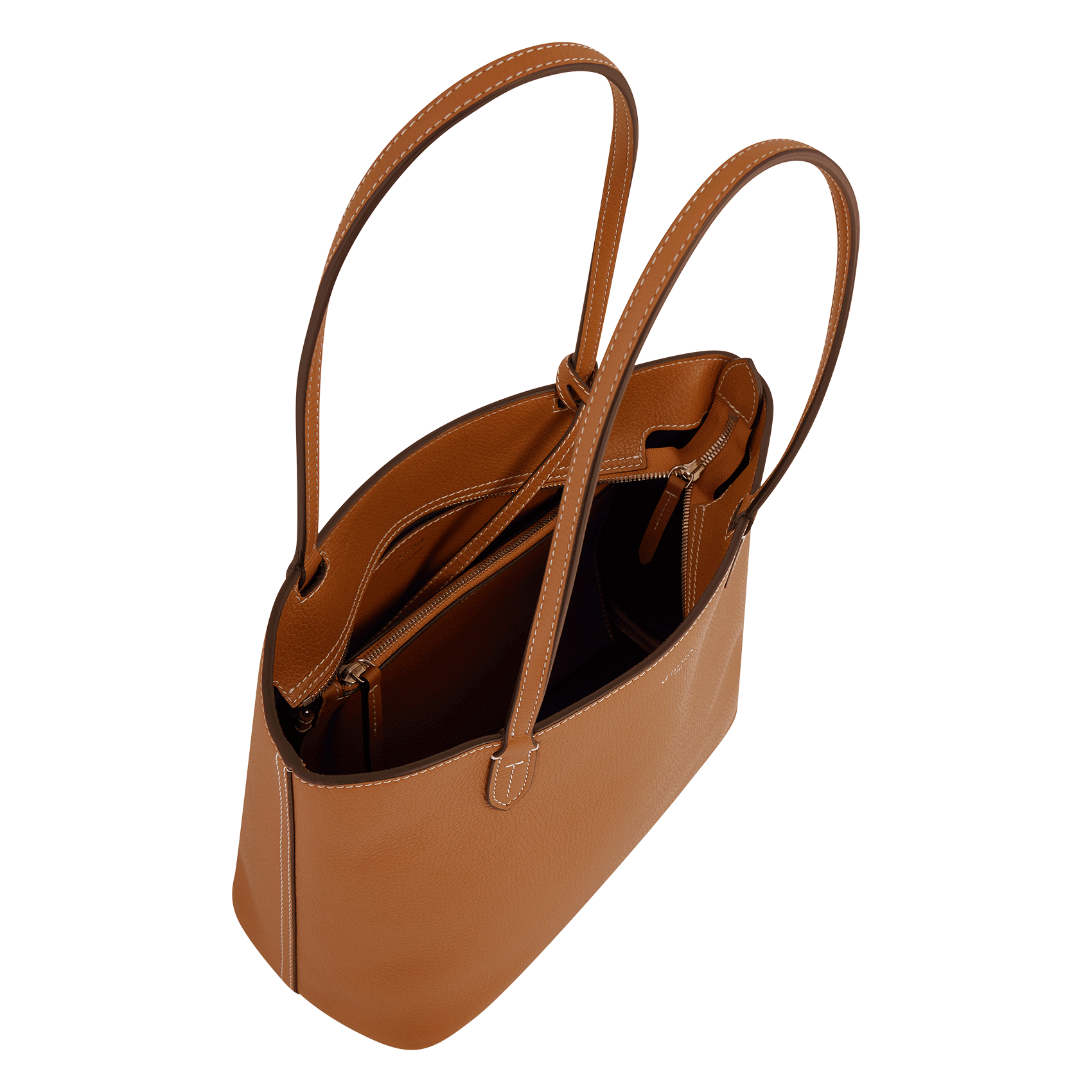 LOUISE - Cabas en cuir| Marron