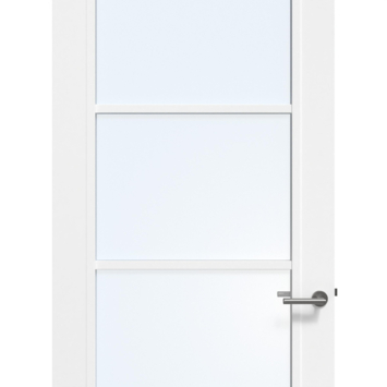 Arne & Bodil binnendeur ABD524 blank glas - wit afgelakt