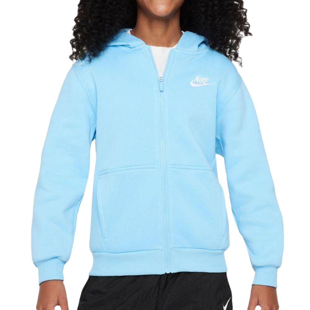 Nike Sweat Zippé Bleu Garçon/Fille Nike Club