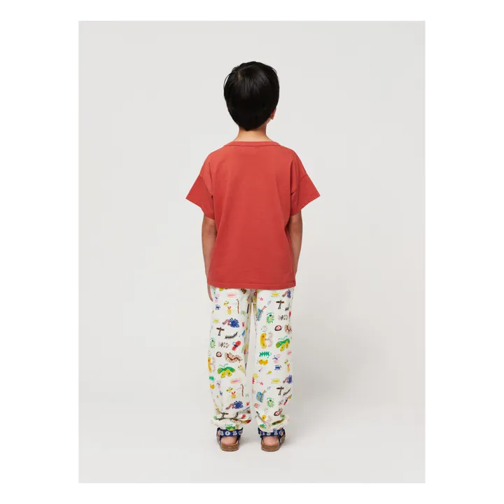 Bobo Choses T-Shirt Coton Bio Chat | Terracotta