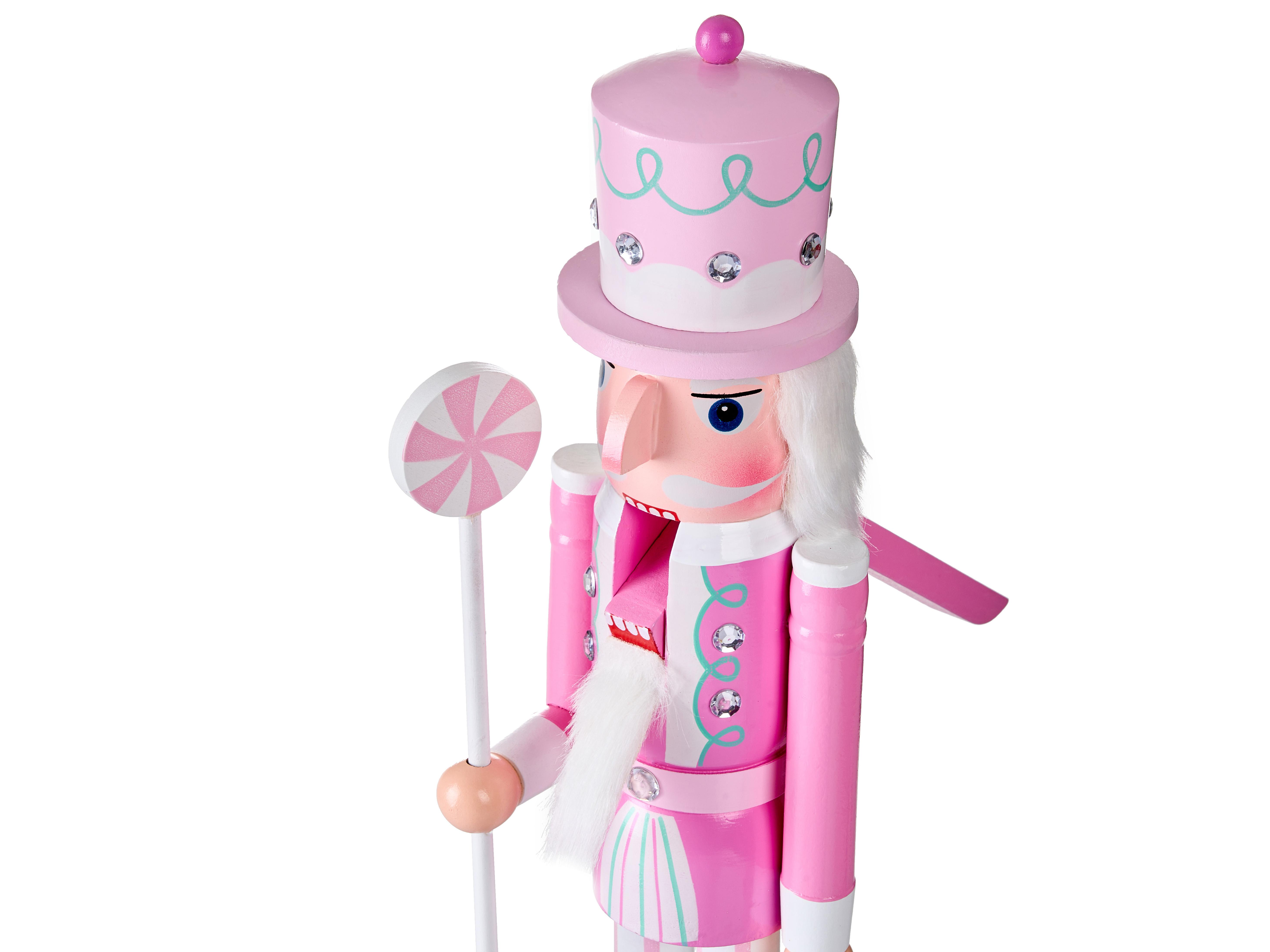 Figuur DALALVEN Notenkraker 50 cm Roze