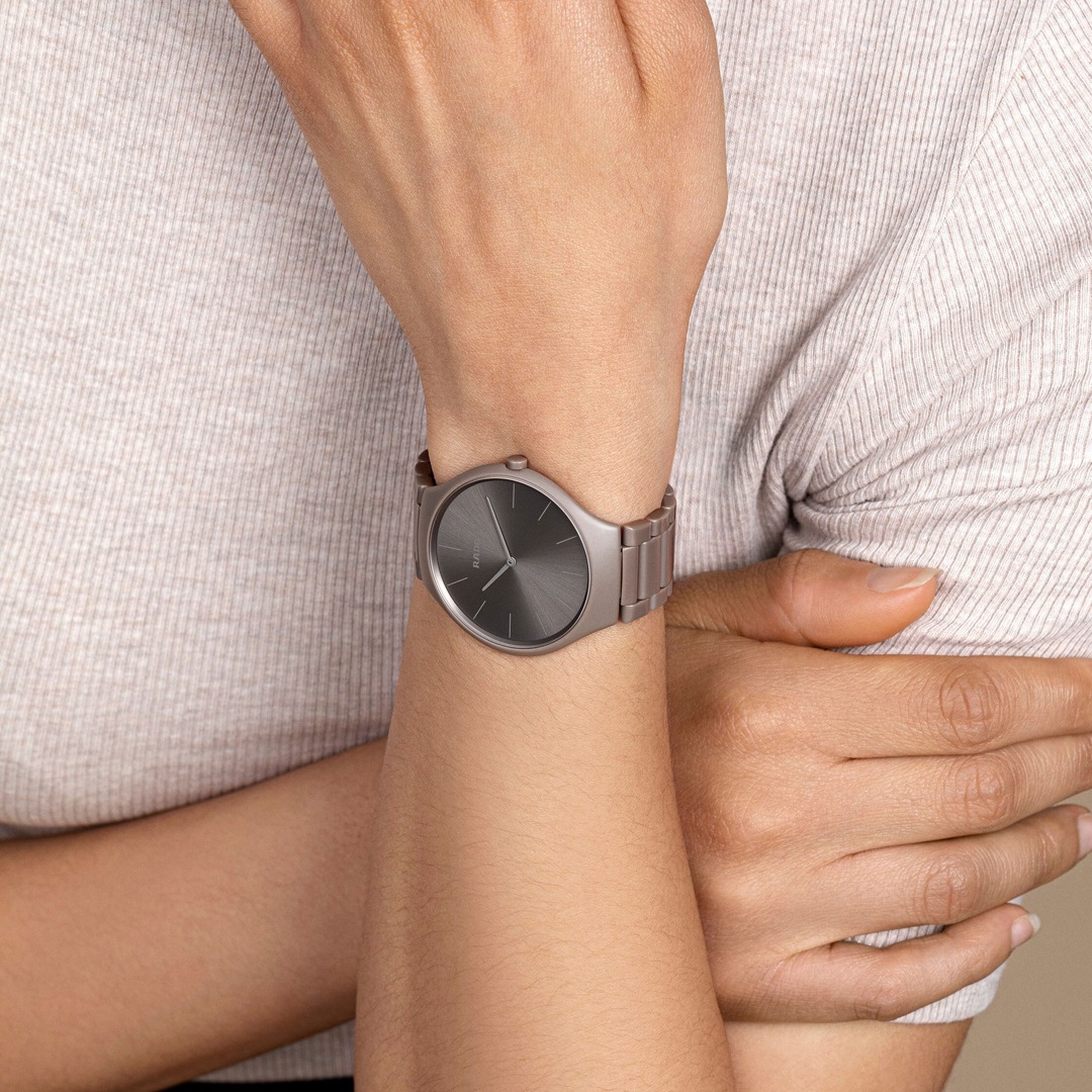 Rado True Thinline Le Corbusier Grey Brown Natural Umber 32141 Limited Edition
