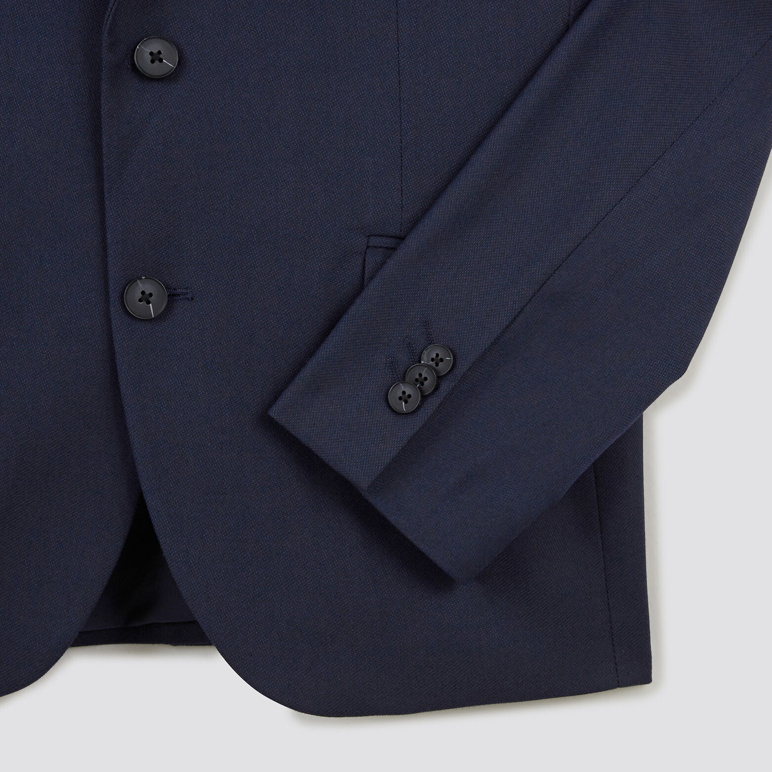 Veste de costume slim Bleu foncé