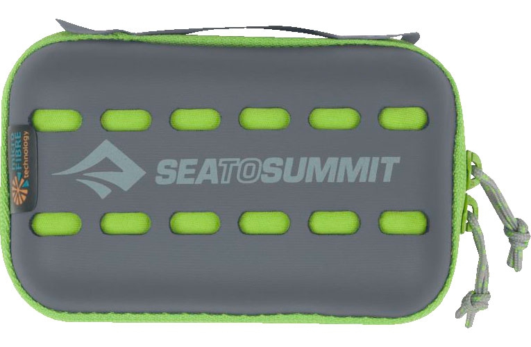 Sea to Summit Pocket Towel Mikrofaser Handtuch Small grün 40cm x 80cm