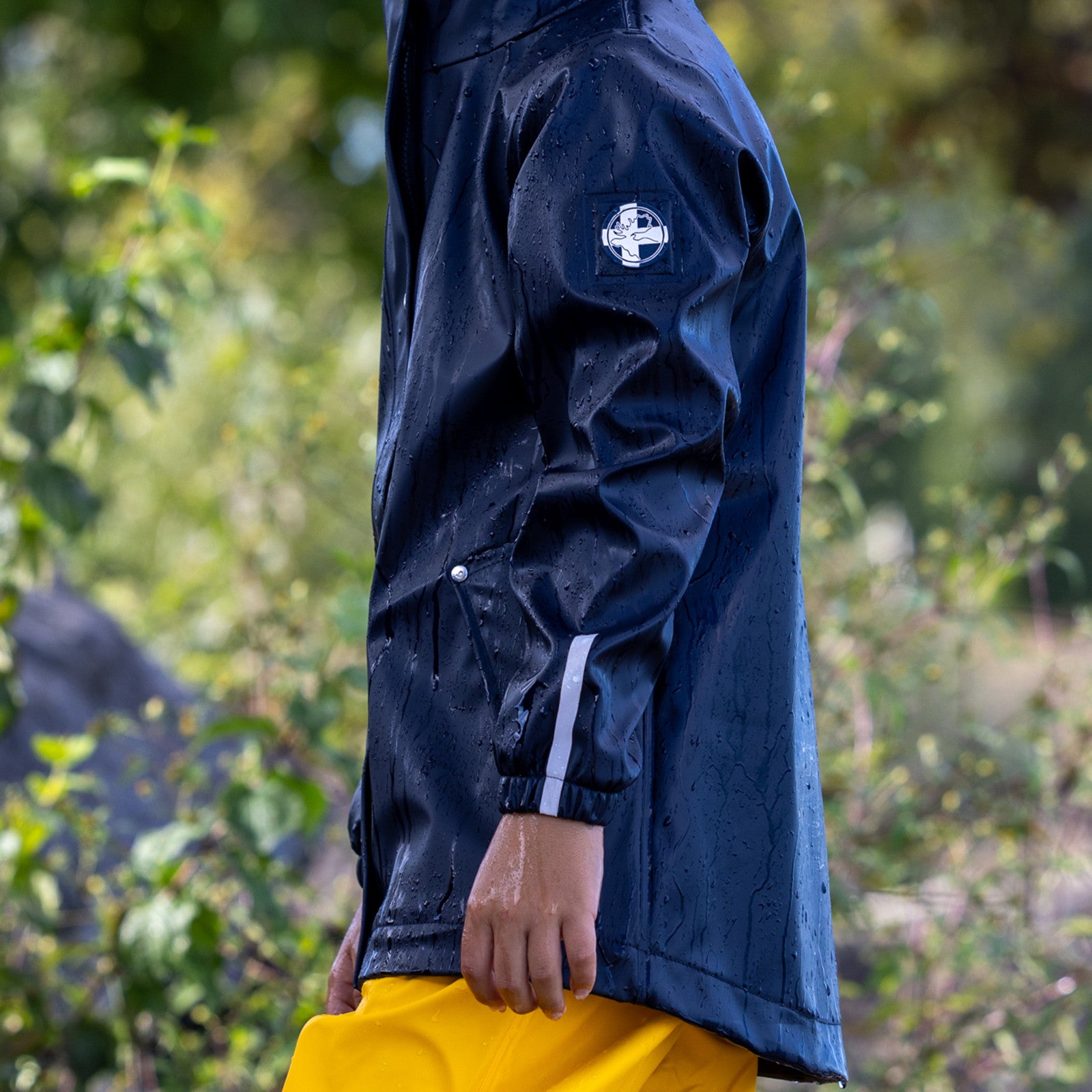 Kinder Jem Regenjacke navy