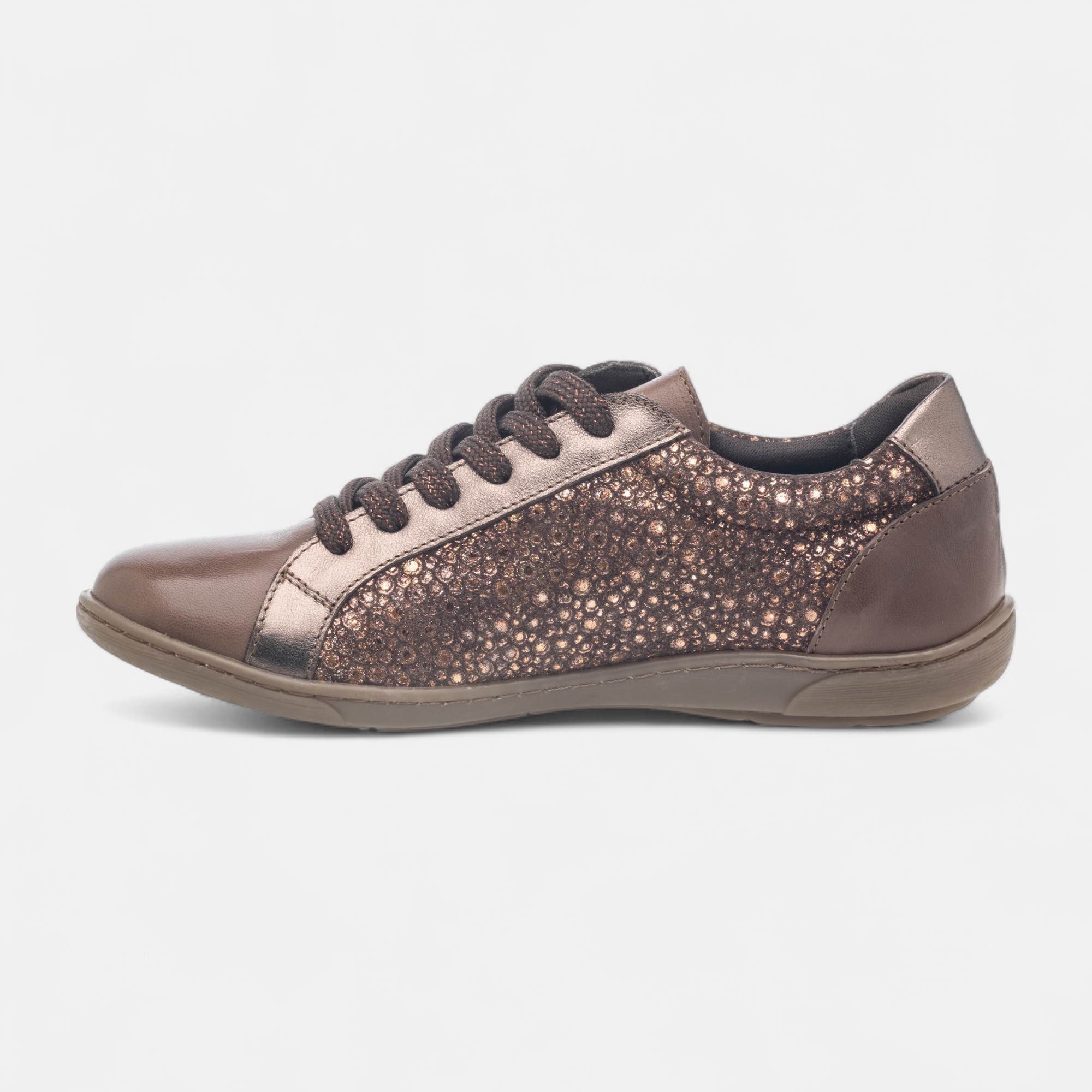 Derbies Femme en cuir marron