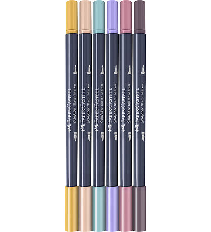 Faber-Castell Filzstifte - 6 st. - Goldfaber Sketch - Mode