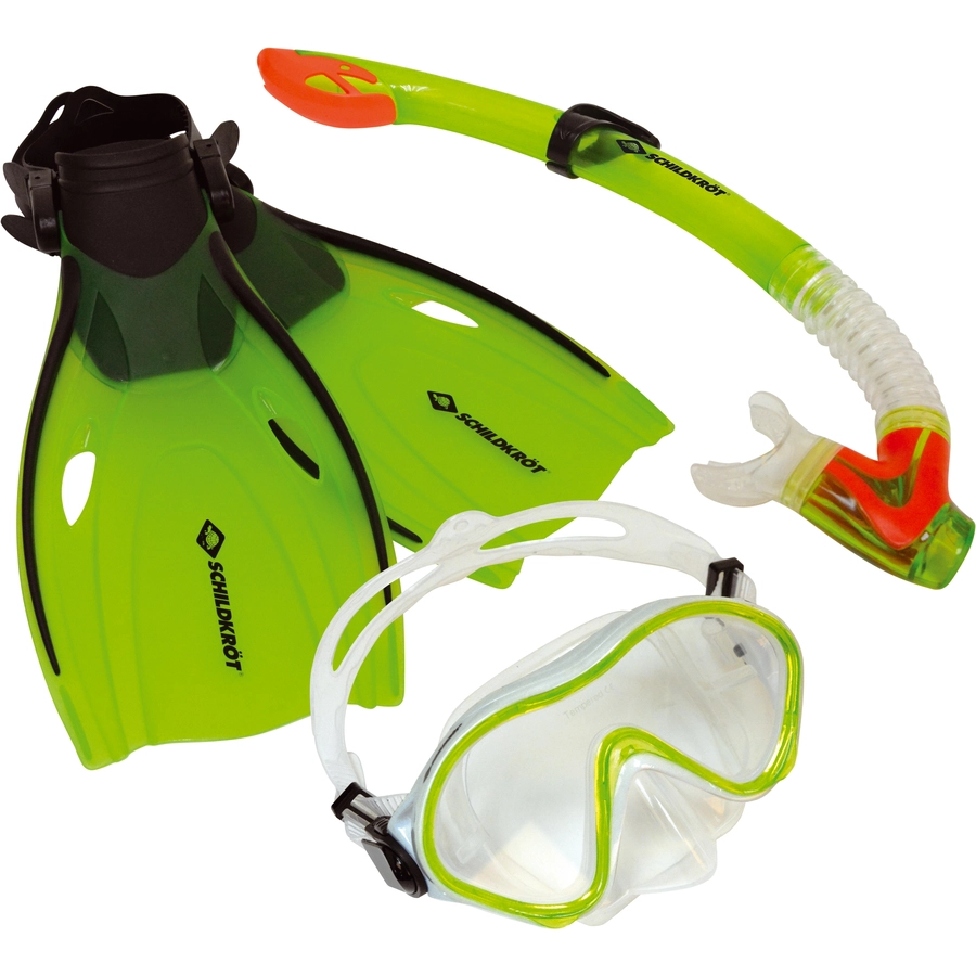 SCHILDKRÖT® Junior Schnorchel Set Bermuda - 3-teilig, Größe LXL