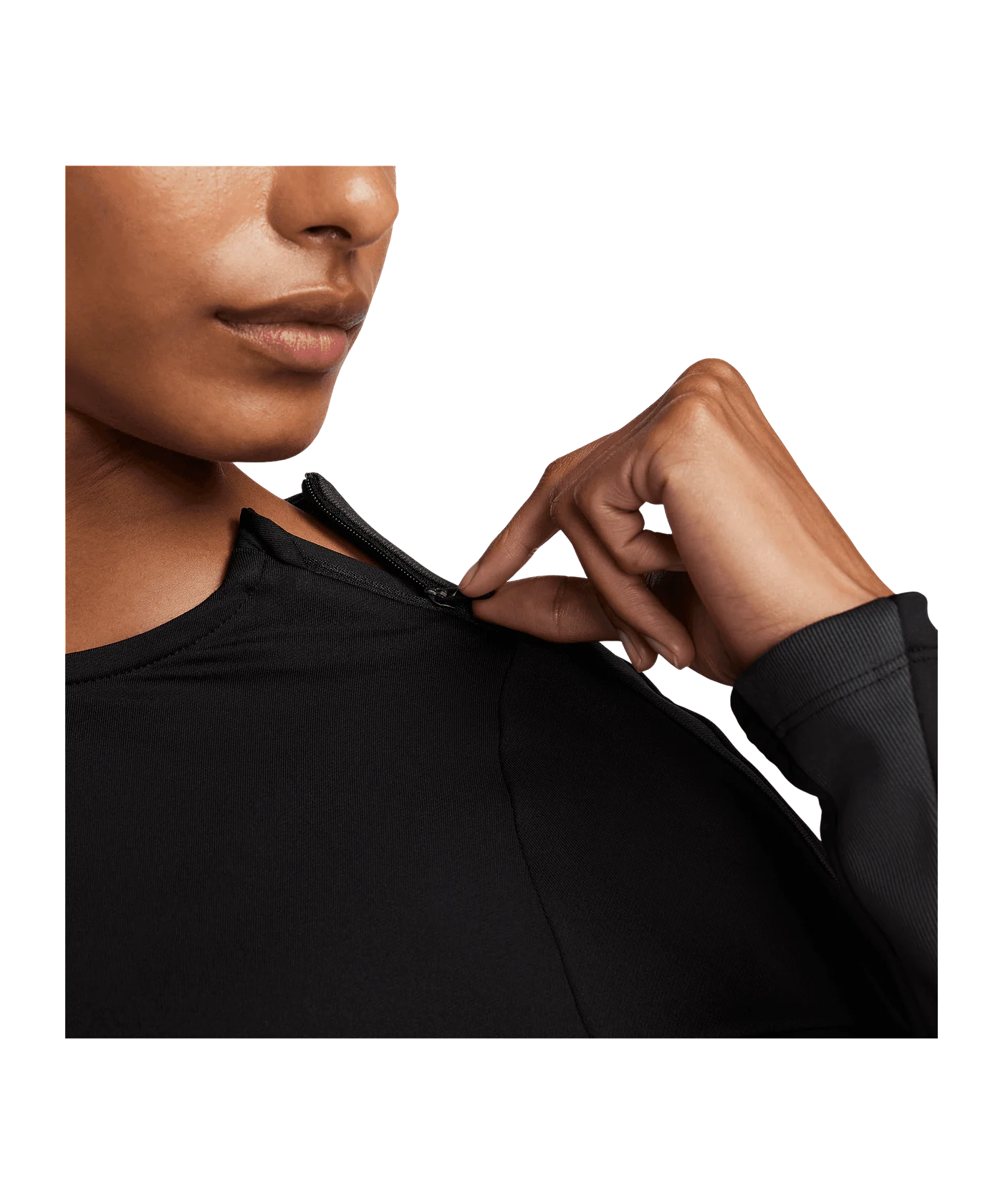 Nike Strike Crew Sweatshirt Damen Schwarz F010