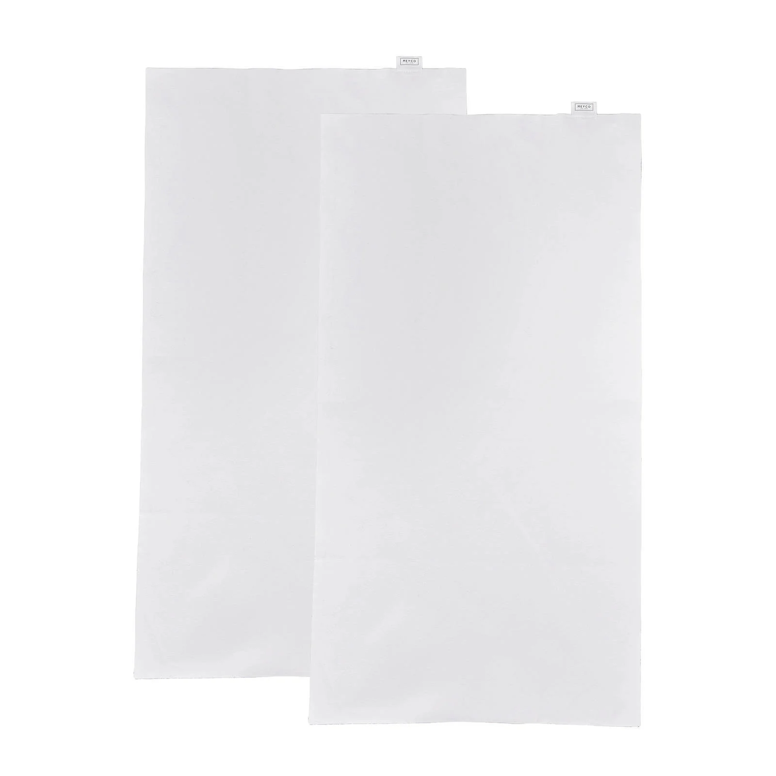 Meyco katoenen molton bedzeil 40x50 cm (set van 2)