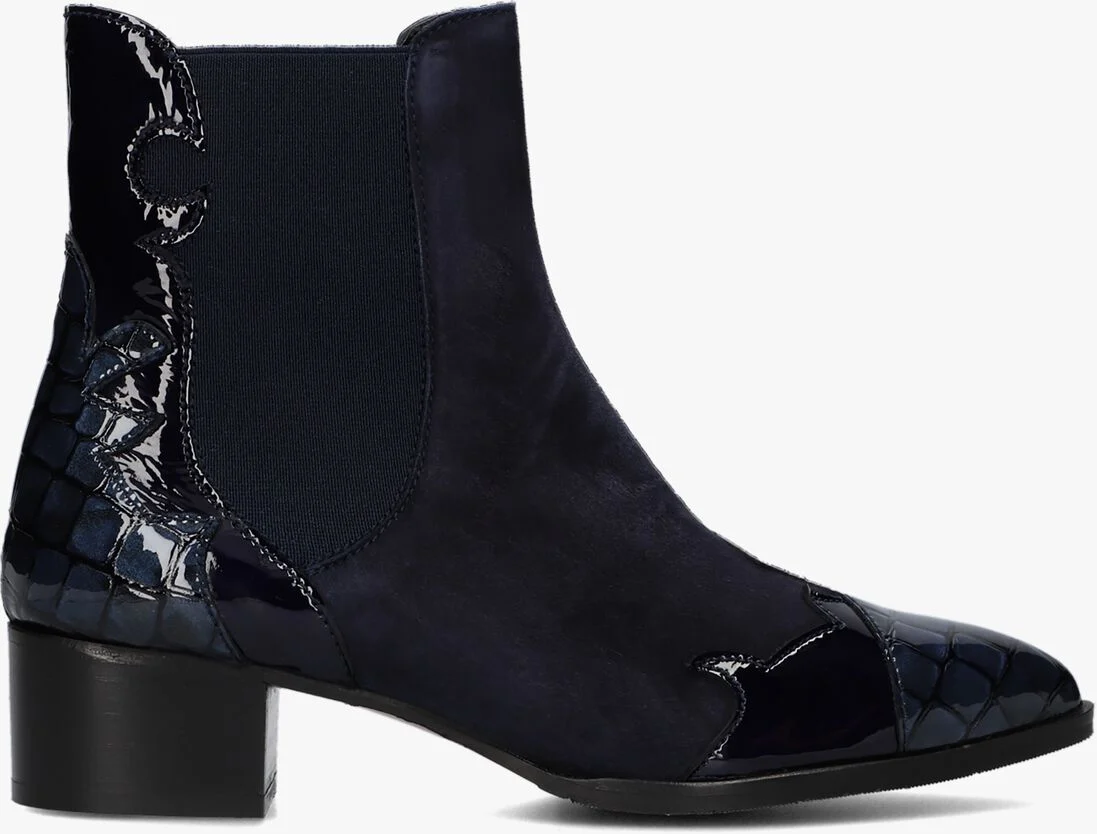 PERTINI blauwe pertini enkellaarsjes 30961