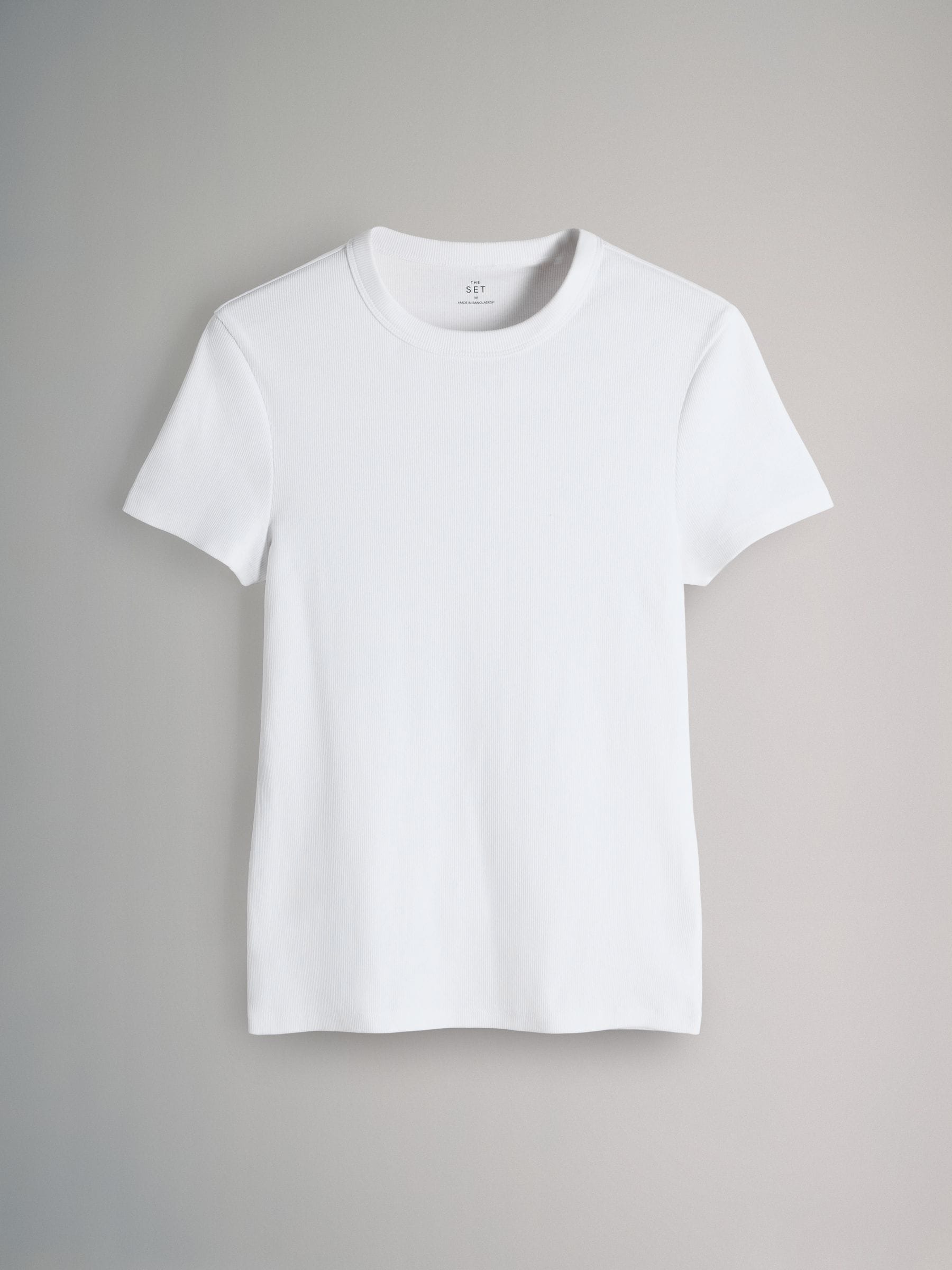 Licht kaki/warm kiezelkleurig/Wit - The Set 3 Pack Korte Mouw Geribd T-shirt