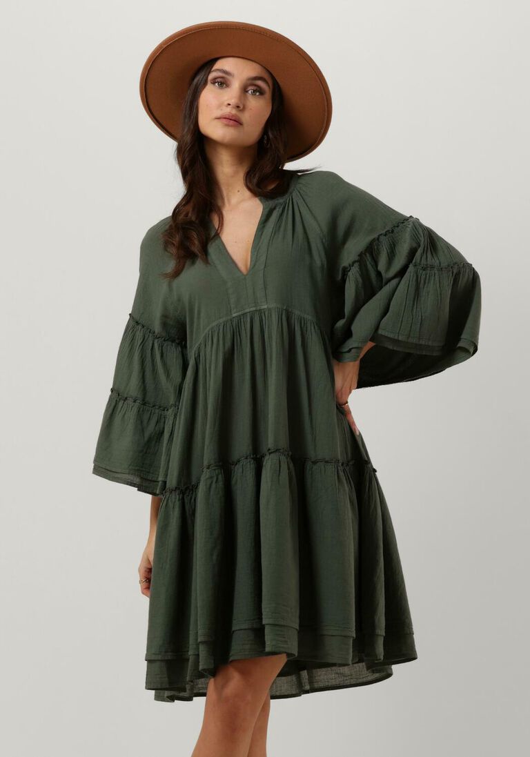 NEMA khaki nema mini jurk ruza