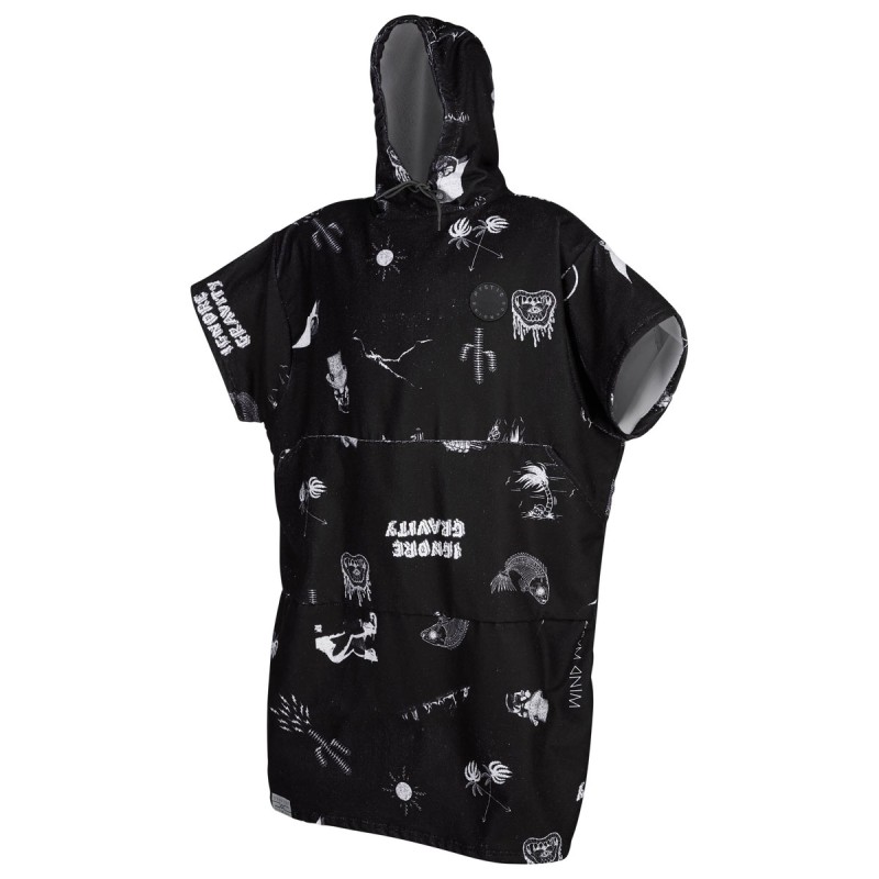 Mystic Poncho Allover Black Allover - The Corner Shop
