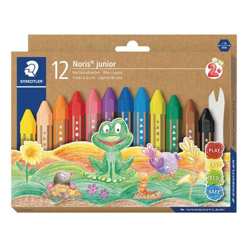 STAEDTLER® Noris® junior 224 Wachsmalkreiden-Sets