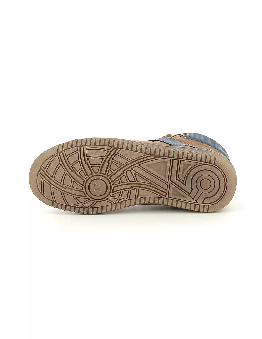 KICKERS LOWELL - Baskets Camelbleu