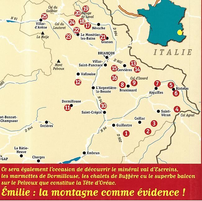 RANDO EDITIONS - SENTIERS EMILIE HAUTES ALPES TOME 2