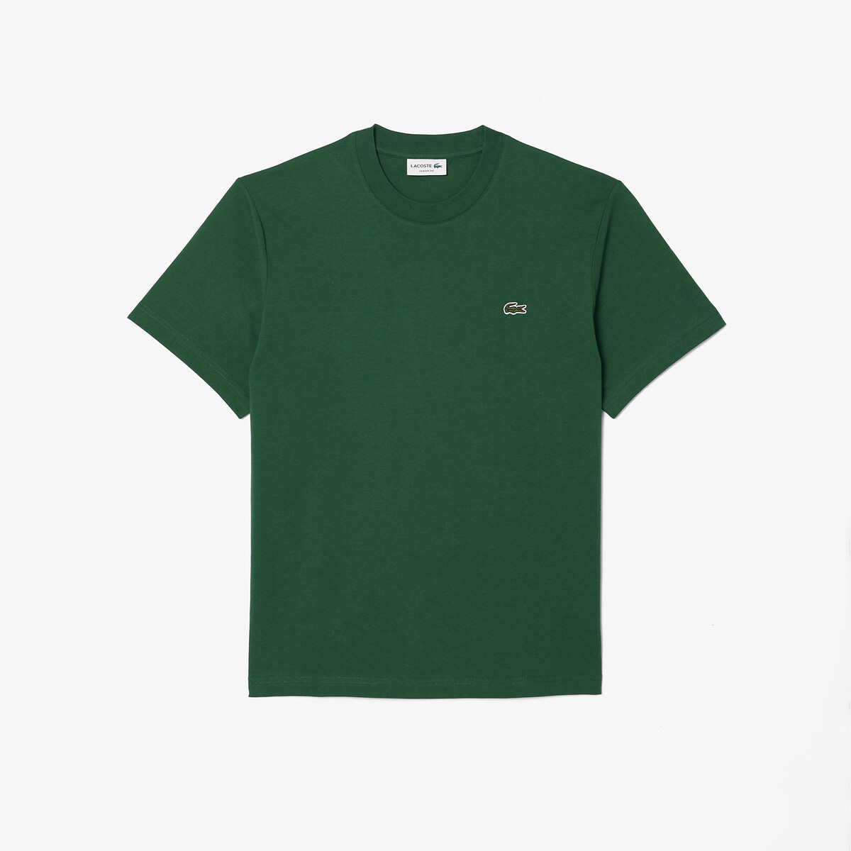 Camiseta LACOSTE em malha com gola redonda