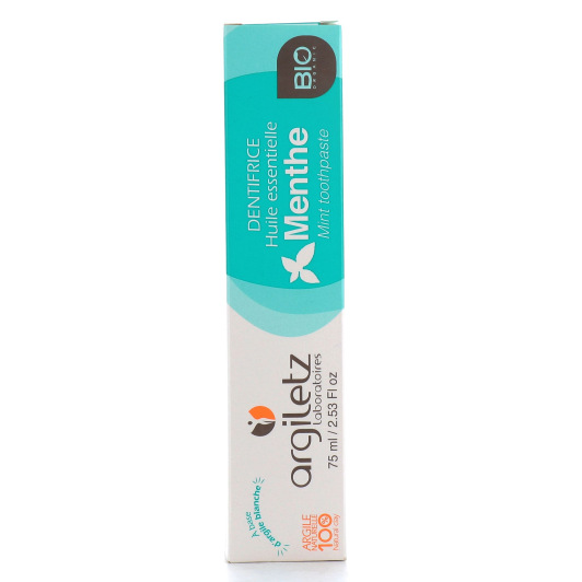 Dentifrice à la menthe Bio Argiletz