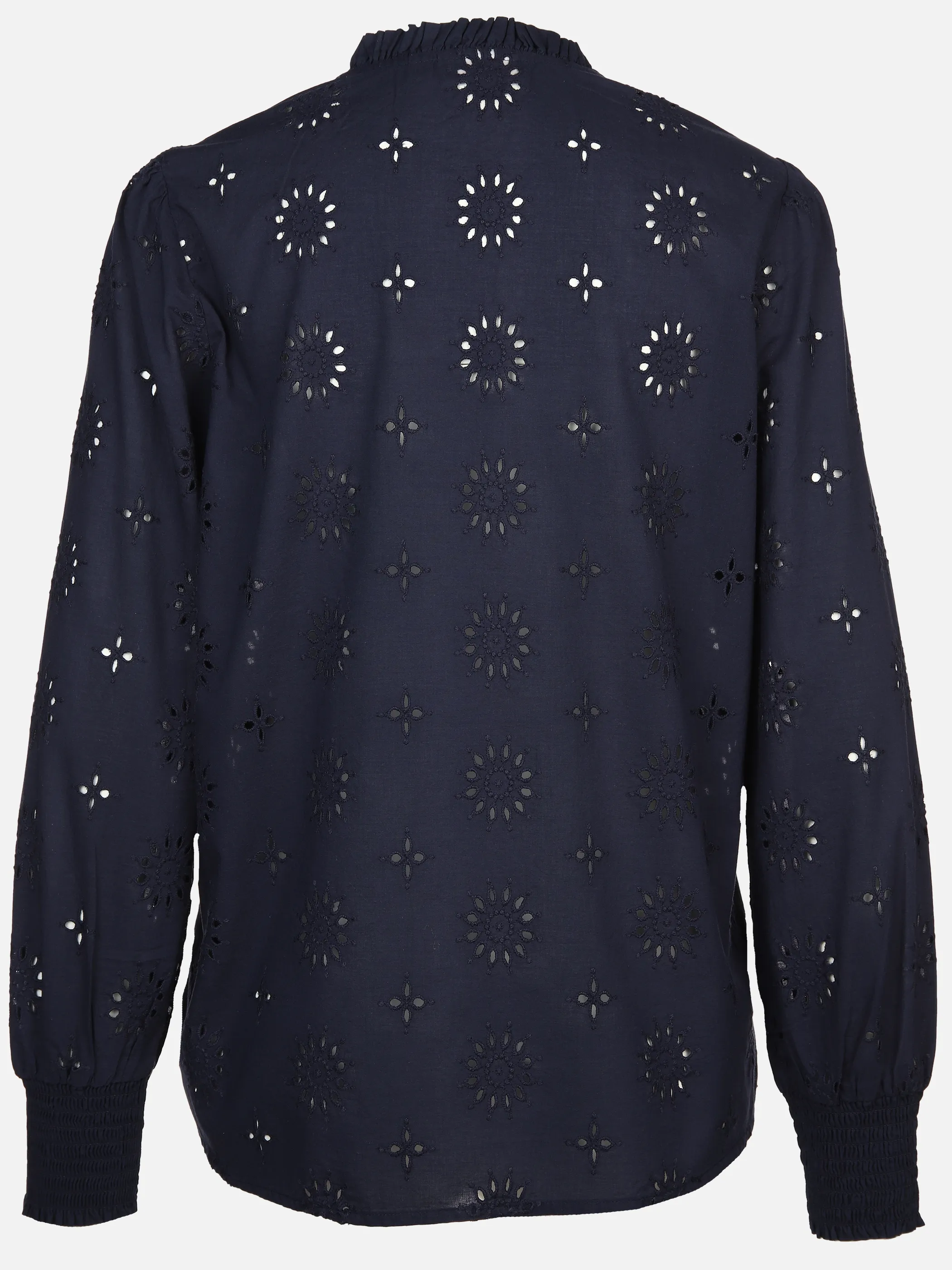 Damen Bluse mit Lochstickerei
