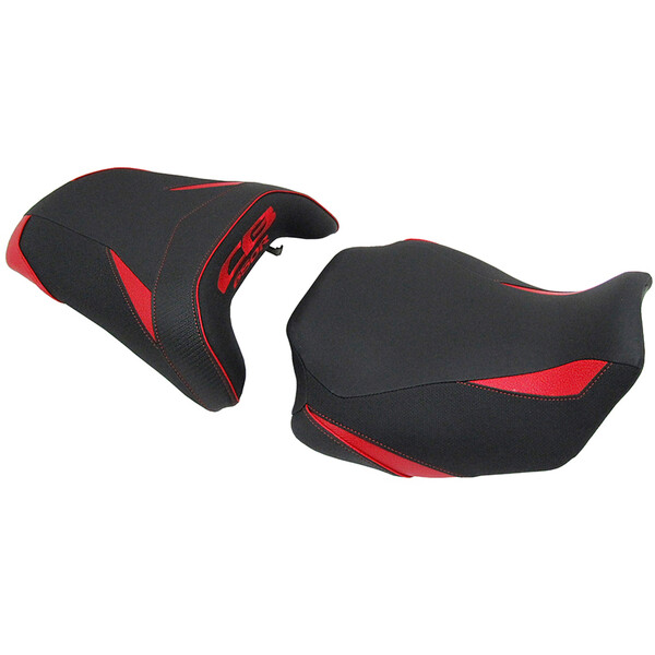 Bagster - Selle Ready Luxe série spéciale Honda CB650 R/CBR650 R (2019-2020) Noir / Rouge