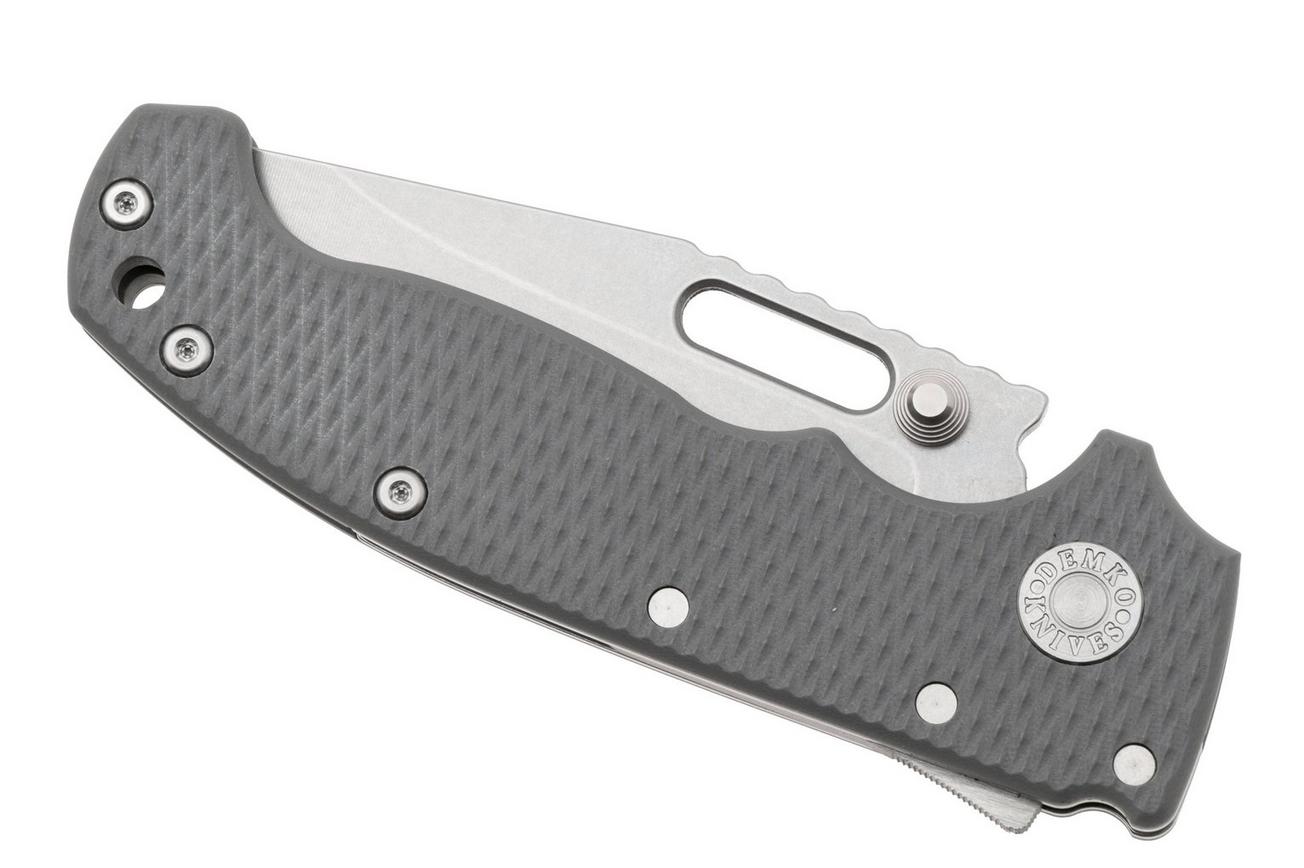 Demko Knives MG AD20S Shark-Lock, MagnaCut Clip Point MGAD20S-MAG-GRY-G10 Grey G10, zakmes