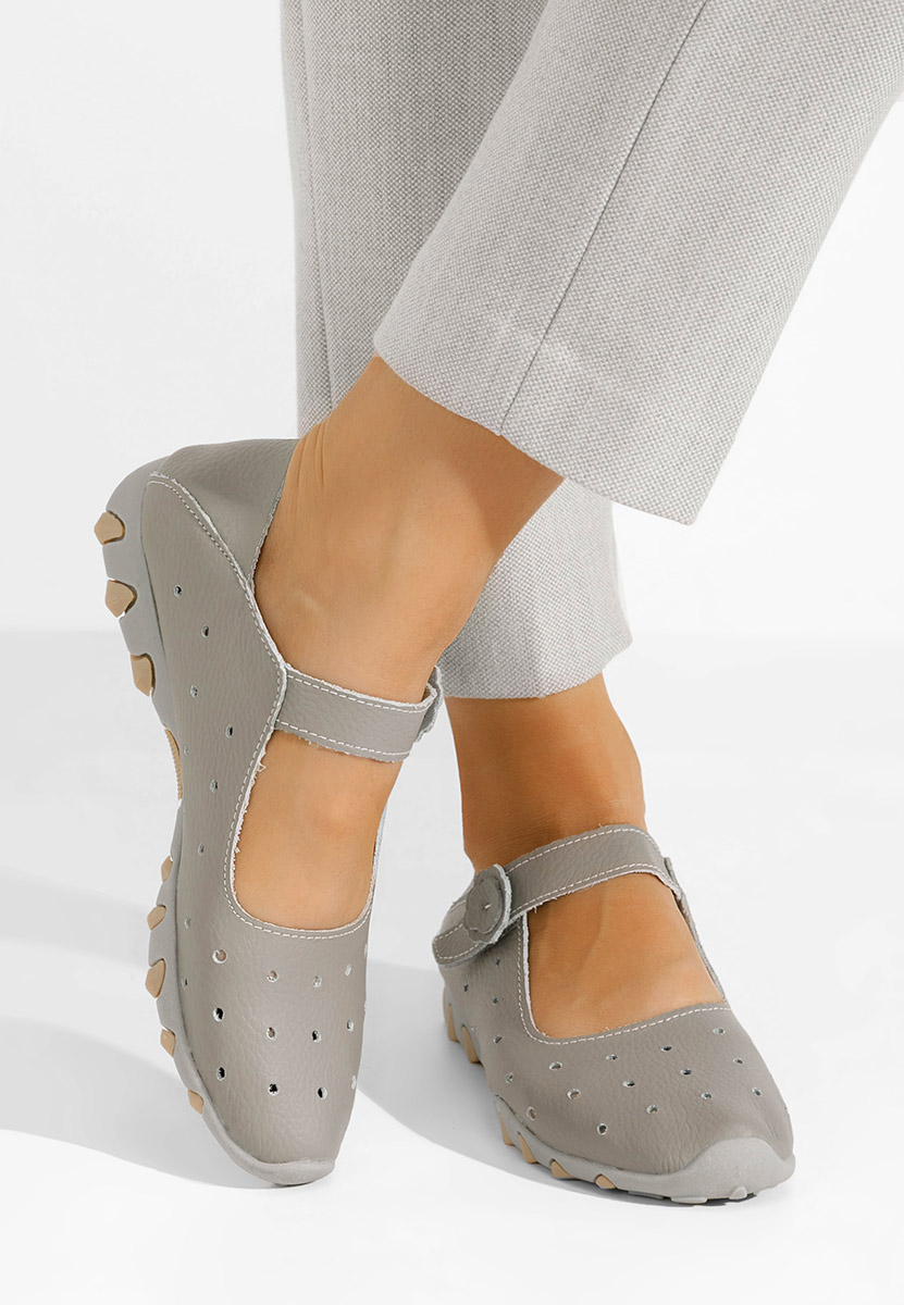 Ballerines sportives gris Flary