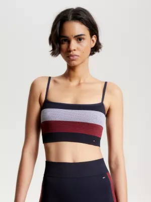 Sutiã esportivo Global Stripe de baixa sustentação