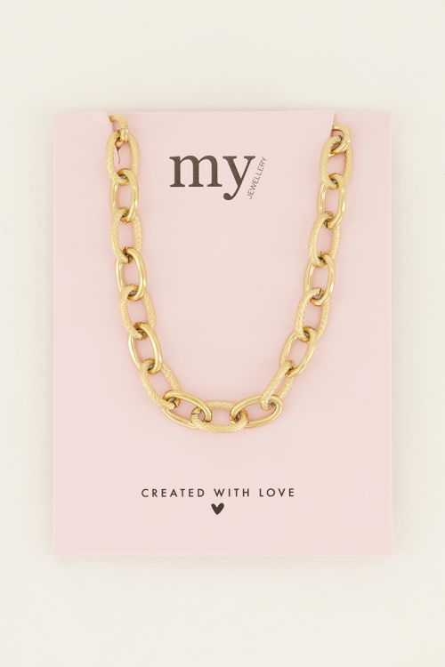 Ketting met structuur schakels
