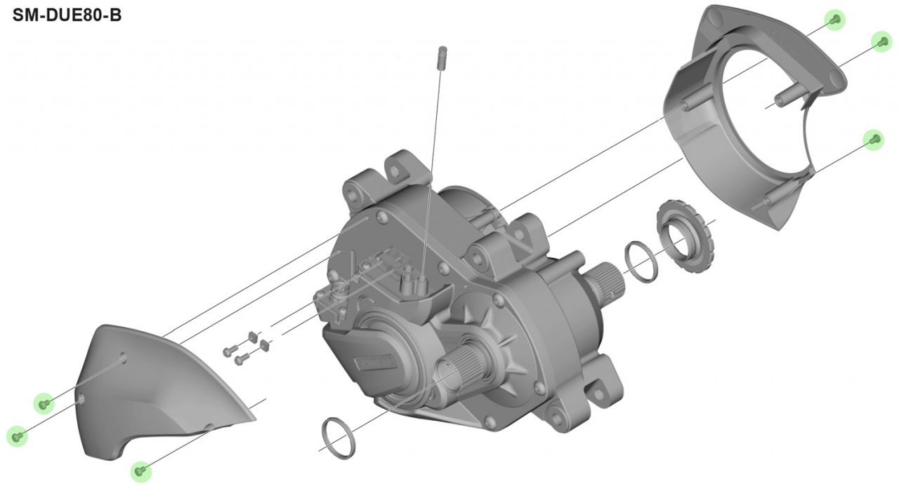 Shimano Befestigungsschrauben für STEPS Gehäuse SM-DUE80 kaufen | Bike-Discount