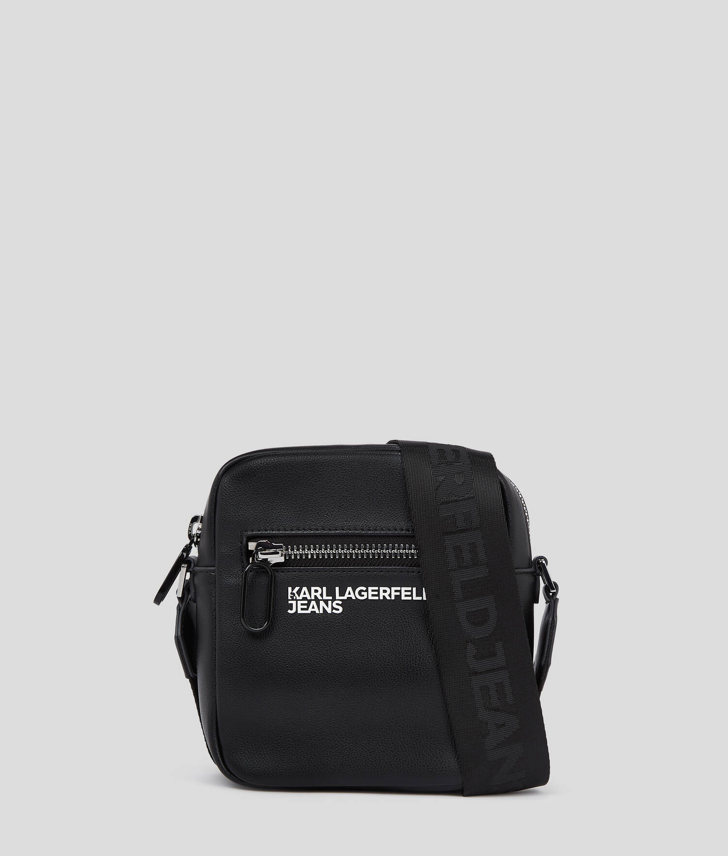SAC BANDOULIÈRE EN SIMILI CUIR - Noir