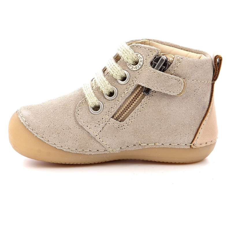 Kickers Kickers Sonizip Beige Champagne