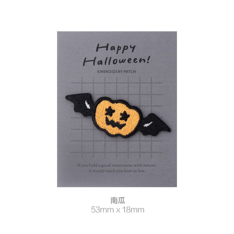 Embroidery Kingdom - Halloween geborduurde applicatiepatch (verschillende ontwerpen)