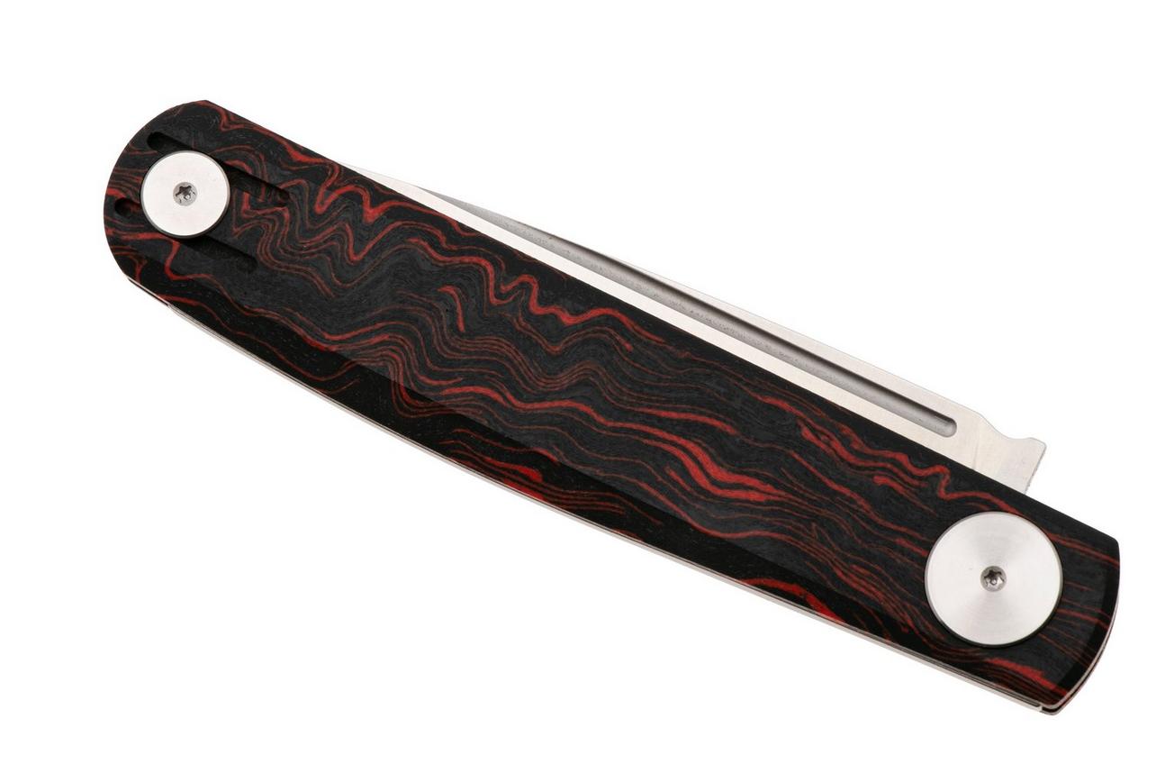 Real Steel G-Slip Compact 7865OR Satin VG10, G-Mascus Red Black, zakmes, Ostap Hel design